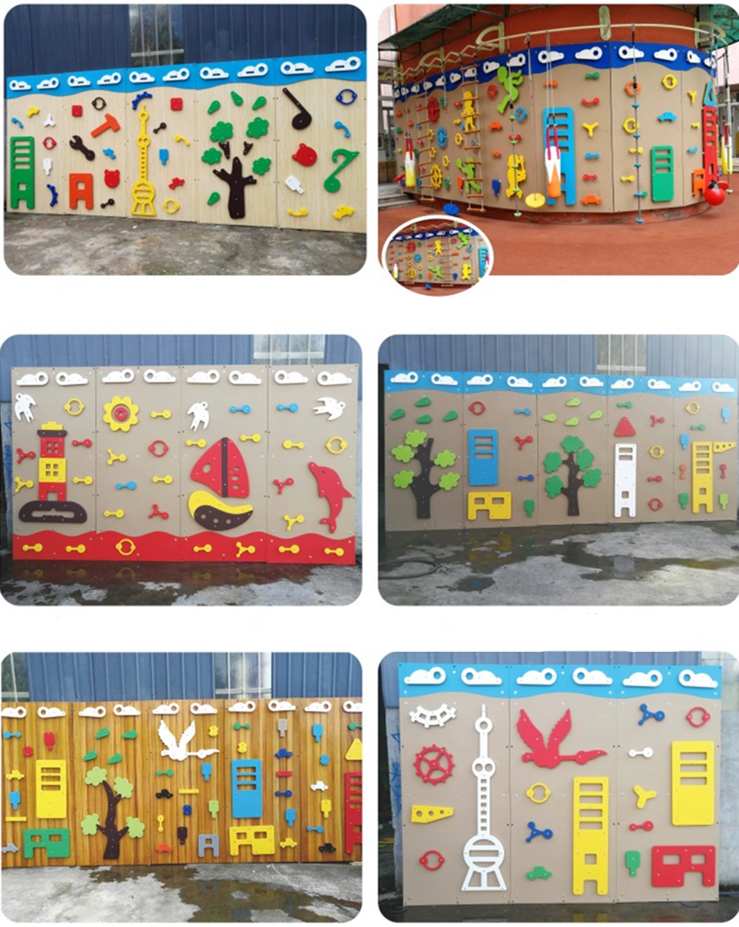 Custom Park Kids Outdoor Climbing Wall