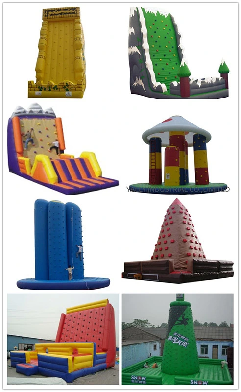 Inflatable Rock Climbing Wall for Sports Game