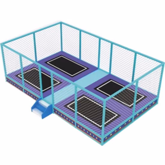 L'équipement de parc de trampoline de sports pour adultes d'intérieur badine le terrain de jeu de forme physique