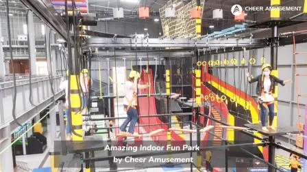 Amazing Indoor Sports Park Adventure Trampoline Park Total Solution par Cheer Amusement